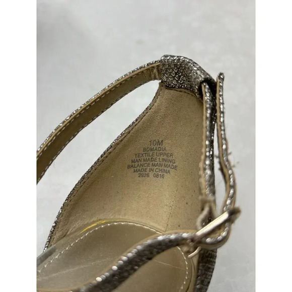 Bandolino Women’s Madia High Heels Silver Size 10M US - Picture 6 of 6